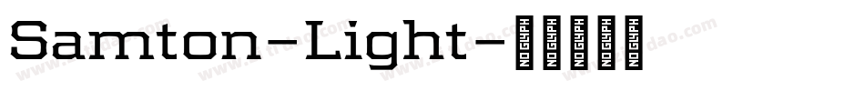Samton-Light字体转换