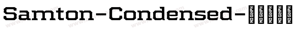 Samton-Condensed字体转换