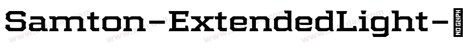 Samton-ExtendedLight字体转换