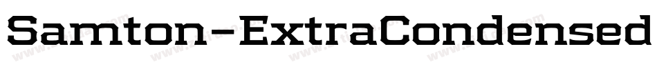 Samton-ExtraCondensed字体转换