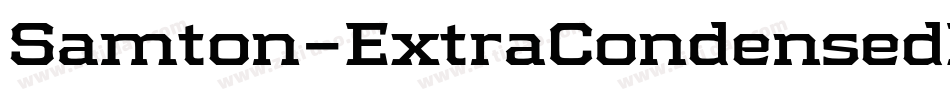 Samton-ExtraCondensedLight字体转换