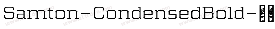 Samton-CondensedBold字体转换