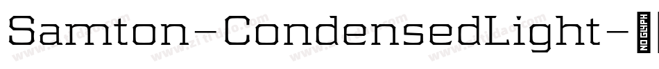 Samton-CondensedLight字体转换