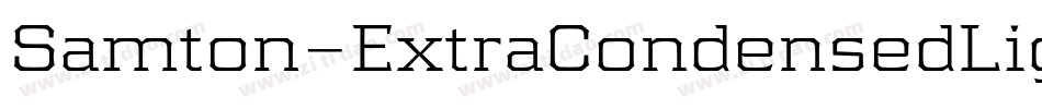 Samton-ExtraCondensedLight字体转换