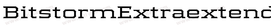 BitstormExtraextendedOblique-Yrjq字体转换