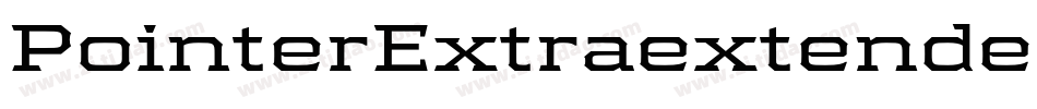 PointerExtraextendedOblique-Yrd2字体转换