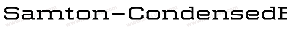 Samton-CondensedBold字体转换