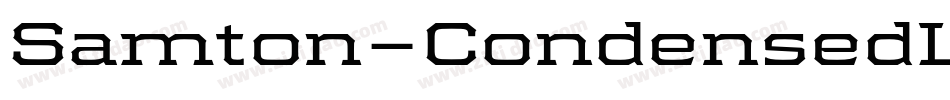 Samton-CondensedLight字体转换