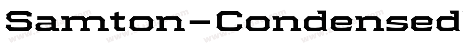Samton-CondensedBold字体转换