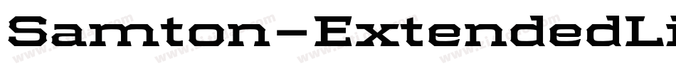 Samton-ExtendedLight字体转换