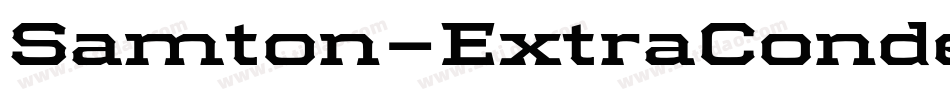 Samton-ExtraCondensed字体转换