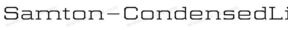 Samton-CondensedLight字体转换