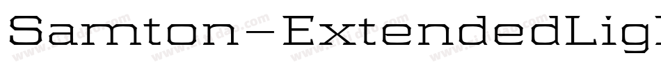 Samton-ExtendedLight字体转换