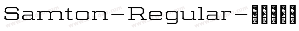 Samton-Regular字体转换