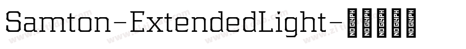 Samton-ExtendedLight字体转换
