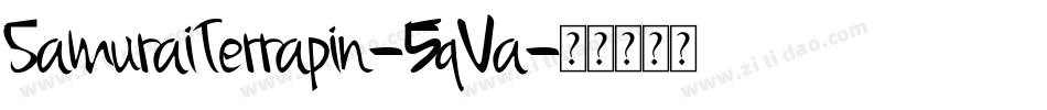 SamuraiTerrapin-5qVa字体转换