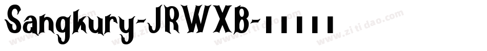 Sangkury-JRWXB字体转换