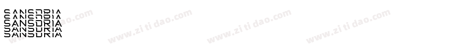Sansdria字体转换