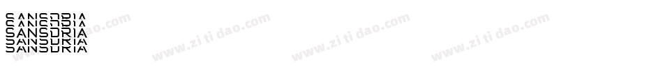 Sansdria字体转换