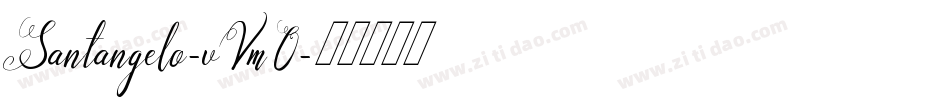 Santangelo-vVmO字体转换