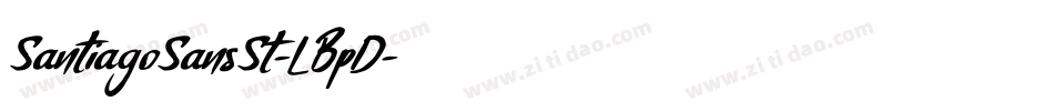 SantiagoSansSt-LBpD字体转换