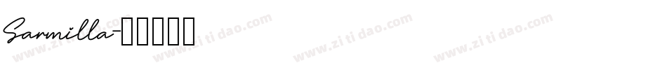 Sarmilla字体转换