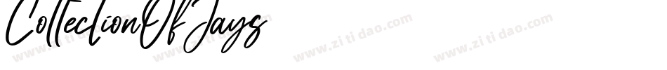 CollectionOfJays字体转换