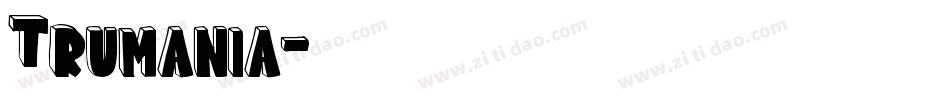 Trumania字体转换