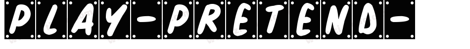 Play-Pretend字体转换