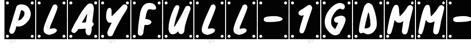 Playfull-1GDMM字体转换