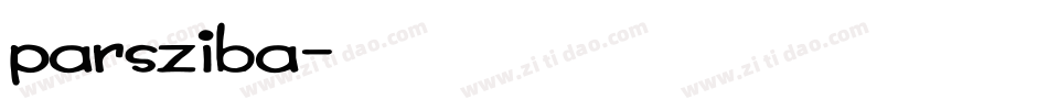 parsziba字体转换