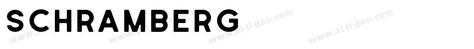 Schramberg字体转换