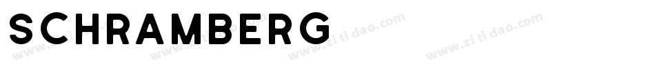 Schramberg字体转换