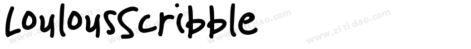 LoulousScribble字体转换