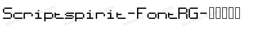 Scriptspirit-FontRG字体转换