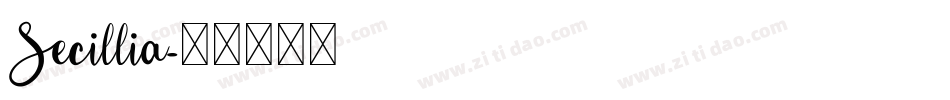 Secillia字体转换