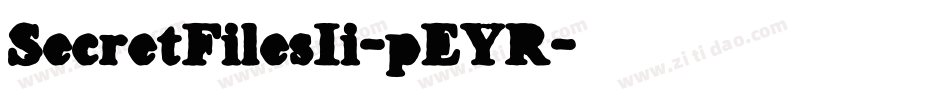 SecretFilesIi-pEYR字体转换