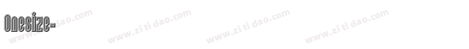 Onesize字体转换