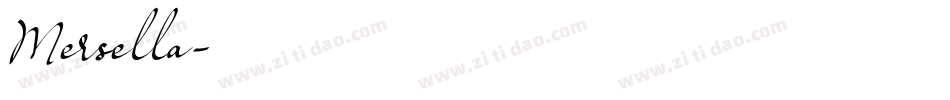 Mersella字体转换