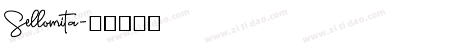 Sellomita字体转换