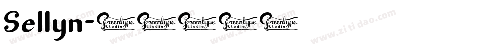 Sellyn字体转换