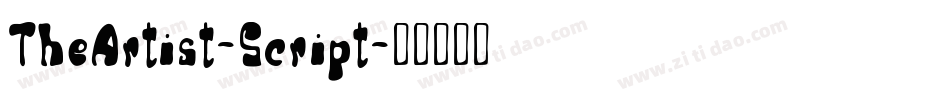 TheArtist-Script字体转换