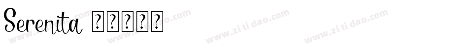 Serenita字体转换