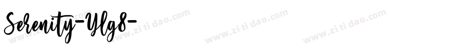 Serenity-Ylg8字体转换