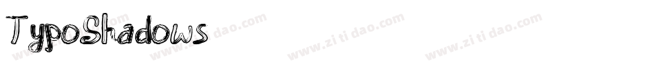 TypoShadows字体转换
