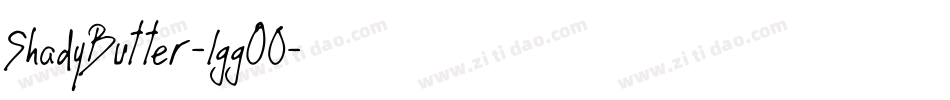 ShadyButter-lggO0字体转换