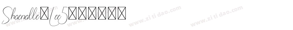 Shaenalle-Lee5字体转换
