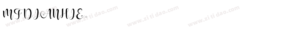 MFDIANHIE字体转换
