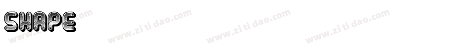 Shape字体转换