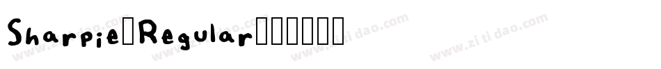 Sharpie-Regular字体转换